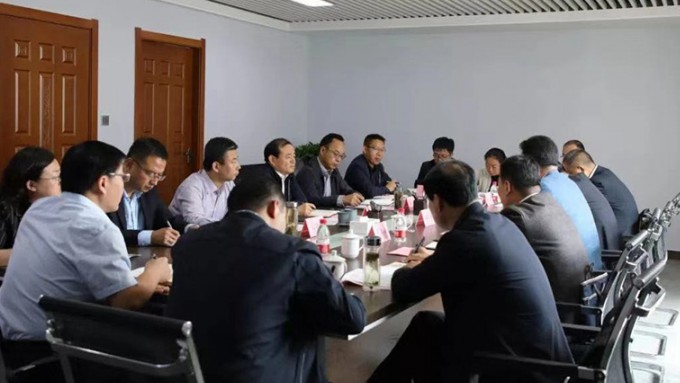 定西市市委副书记、市长戴超一行到访365英国在线体育集团