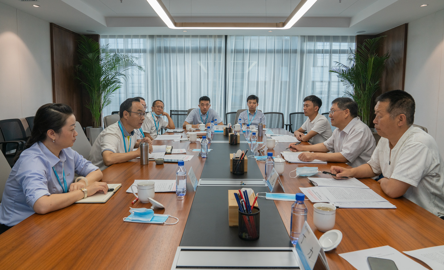 省政府国资委调研督导365英国在线体育集团安全生产、防汛减灾和疫情防控工作